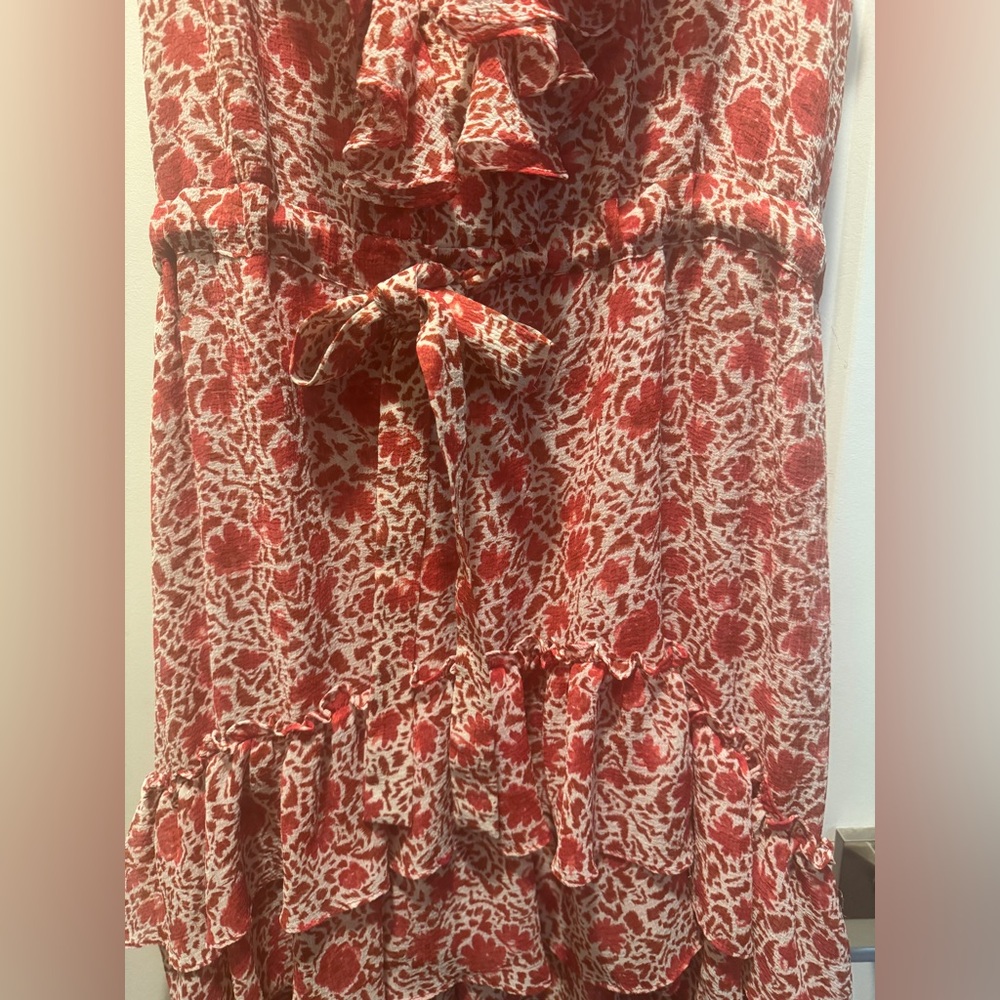 Misa LA Red Floral Sleeveless Dress - Picture 4 of 6